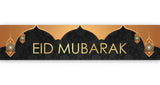 Eid Mubarak Banner (Black & Gold)