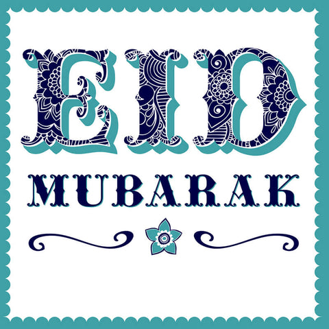 Eid Mubarak Greeting Card