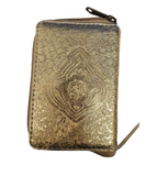 Gold Zipped Cover Quran A7