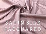 Satin Slik Jacqured Hijab