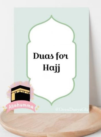 Duas for Hajj booklet