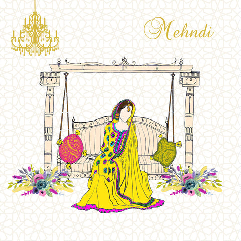 Mehndi Card