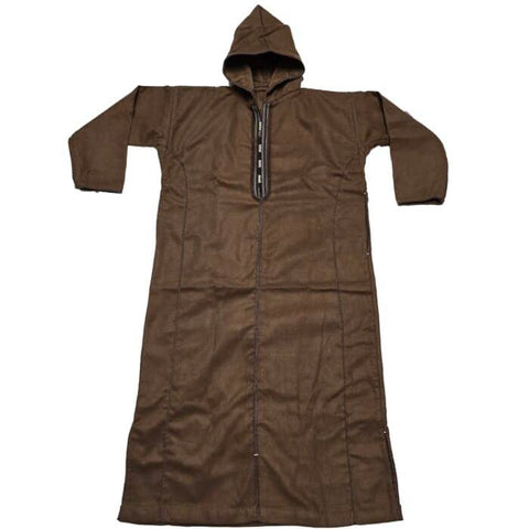 Winter Moroccan Thick Hooded Brown For Kids