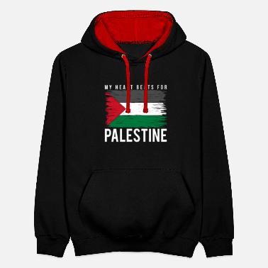 My heart beats for Palestine Hoodie