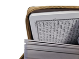 Gold Zipped Cover Quran A7