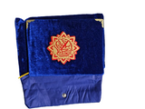 Velvet Quran Cover Set in Blue