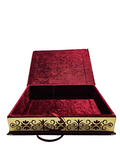 Velvet Quran Empty Box Set in Red