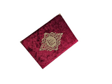 Velvet Quran Empty Box Set in Red