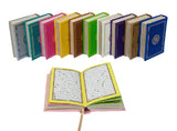 Rainbow Quran with Faux Leather Covers (In Various Colours)