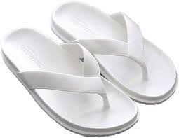 Soft Rubber slippers in White Hajj & Umrah