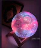 Galaxy Moon Lamp